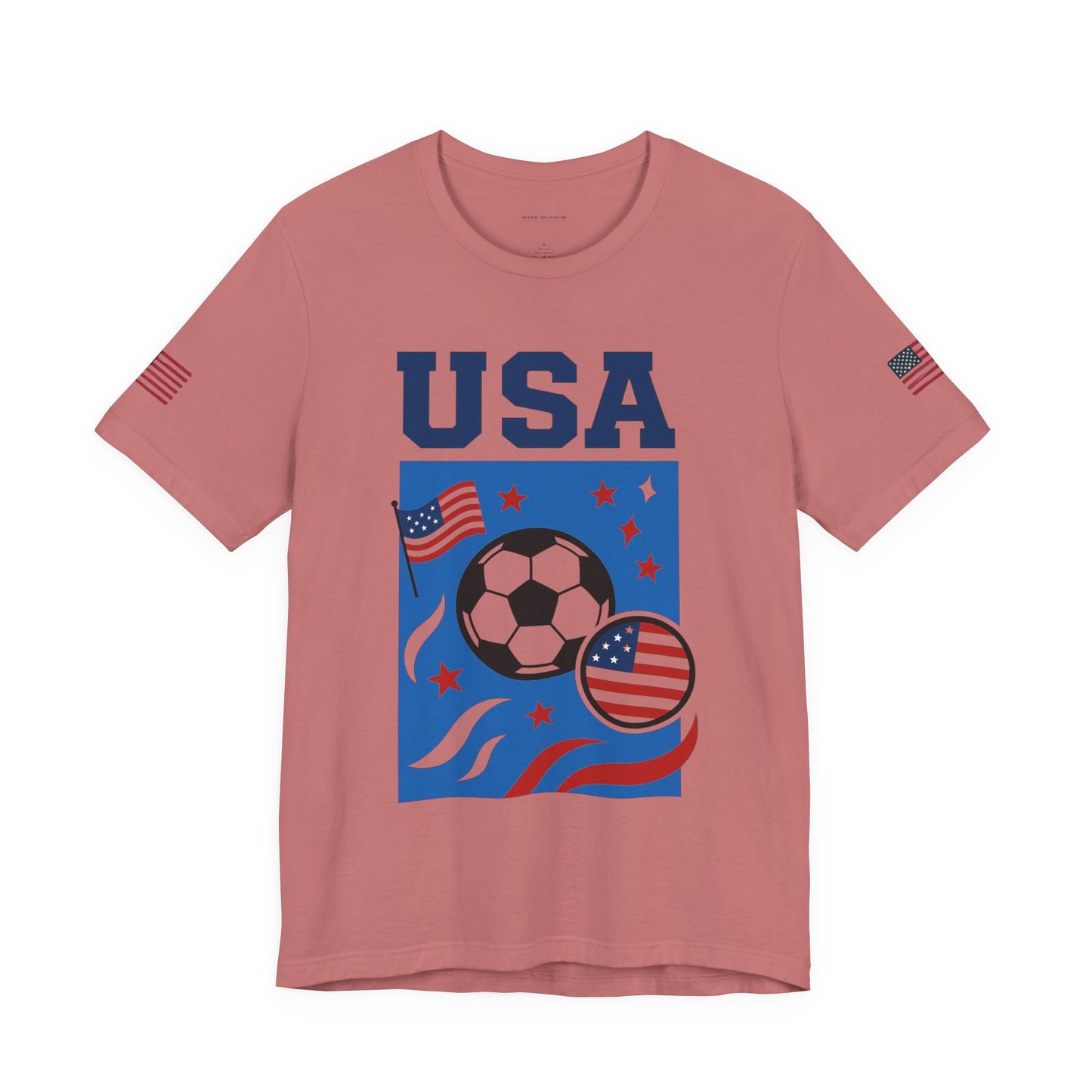 Casual Fashion T-Shirt - GO USA Team Tee, World Cup 2026 Limited Edition