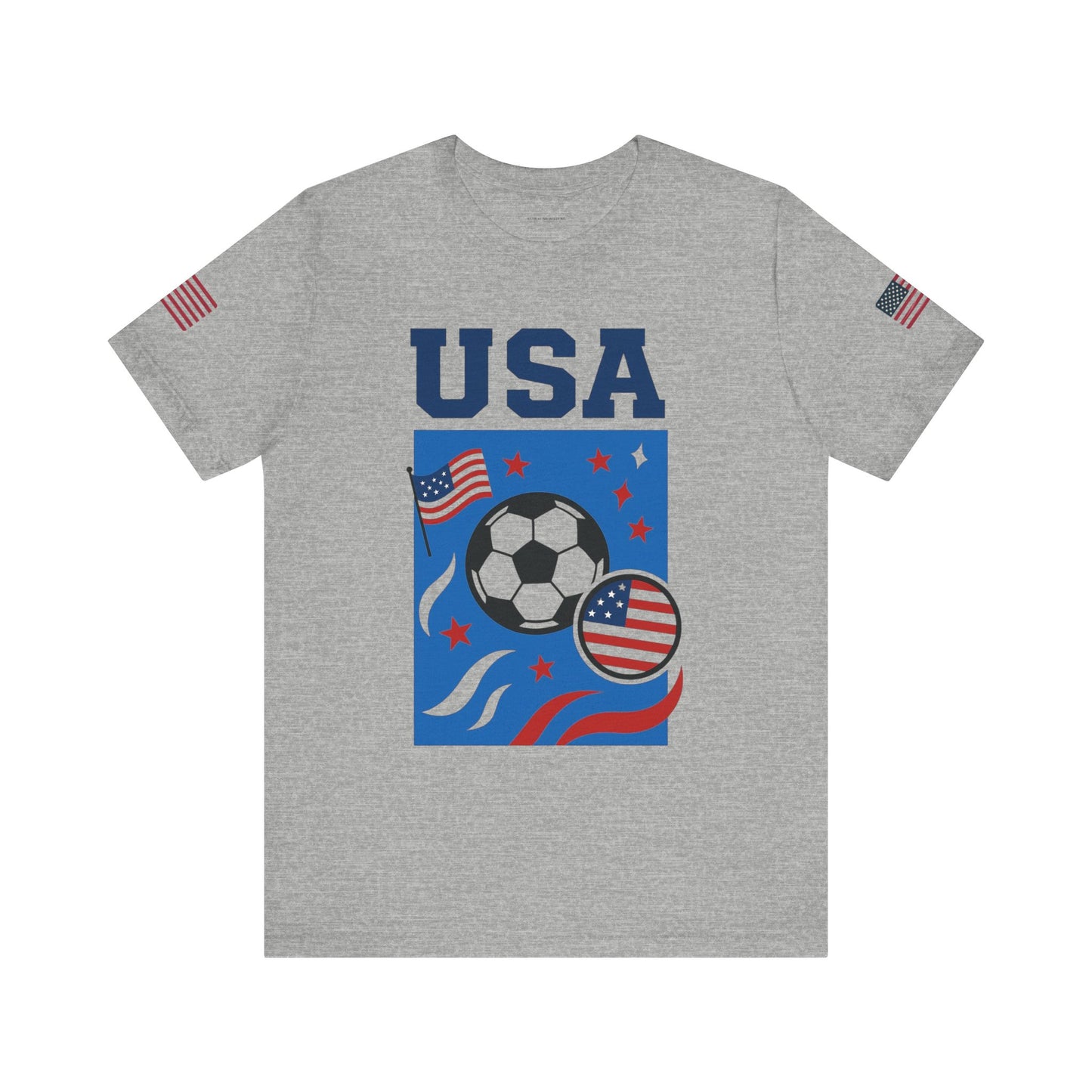 Casual Fashion T-Shirt - GO USA Team Tee, World Cup 2026 Limited Edition