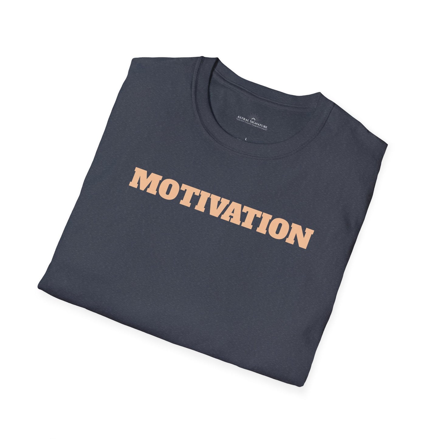 Motivation Tee, Essence Style Unisex Softstyle T-Shirt, White Label by Astral Signature