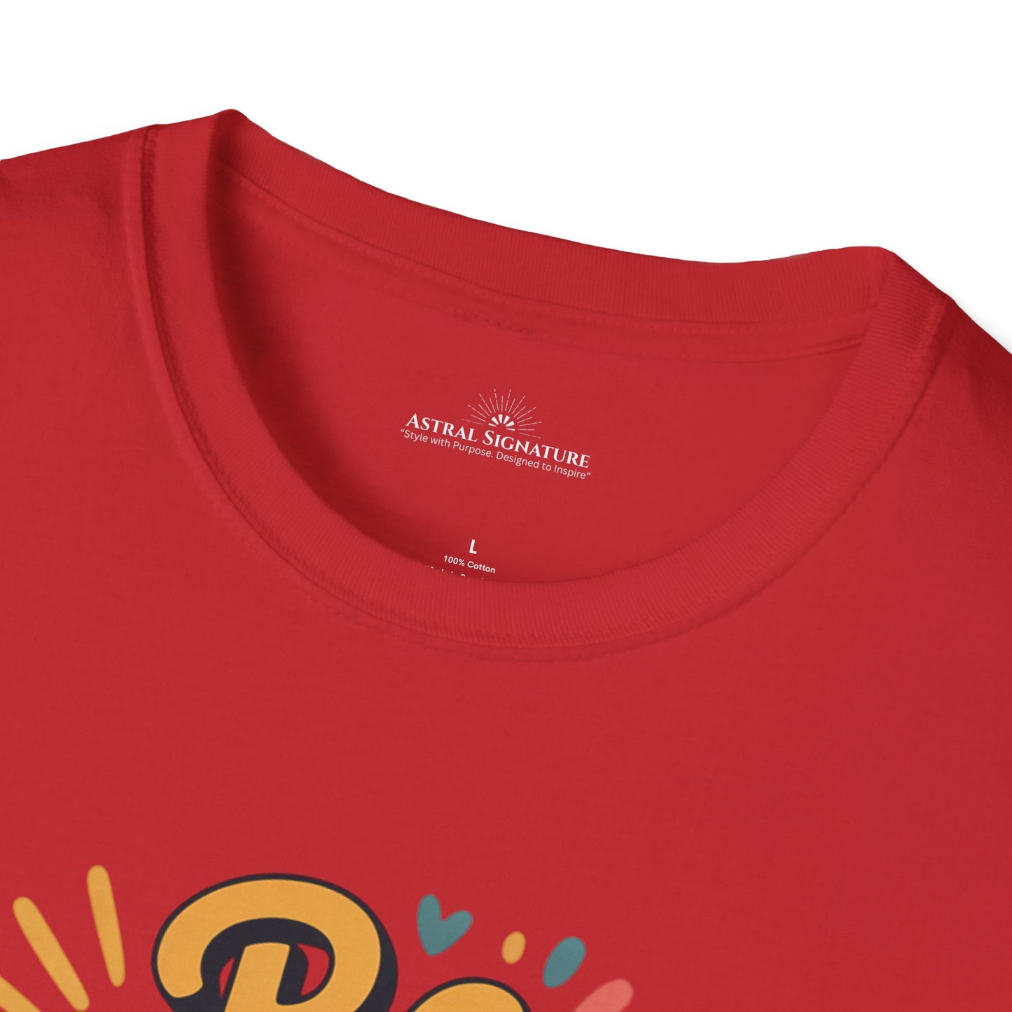 Be Happy and Shine Tee, T-Shirt  in darker colors by Astral Signature