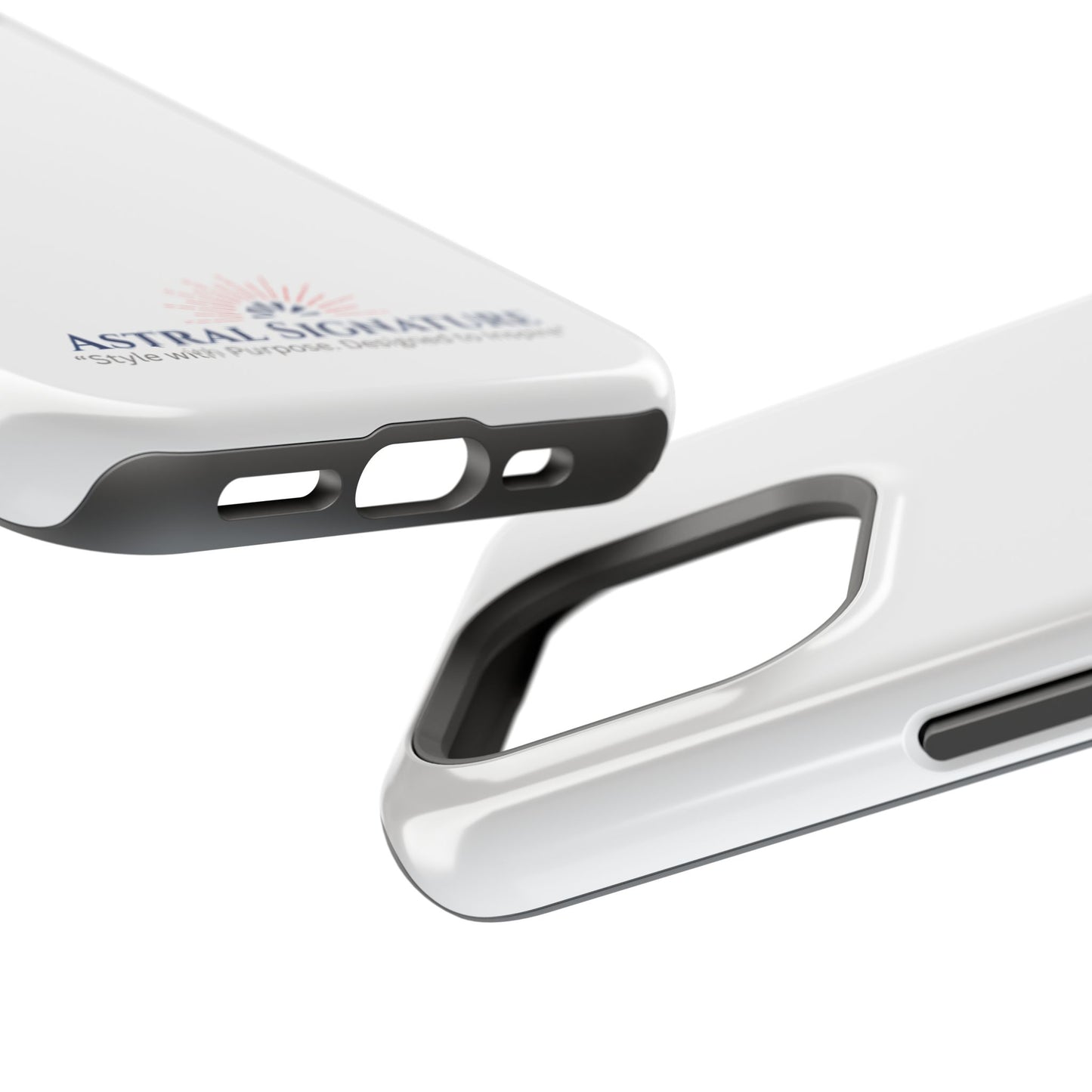 White Phone Case - Impact-Resistant White iPhone & Samsung Galaxy Case by Astral Signature
