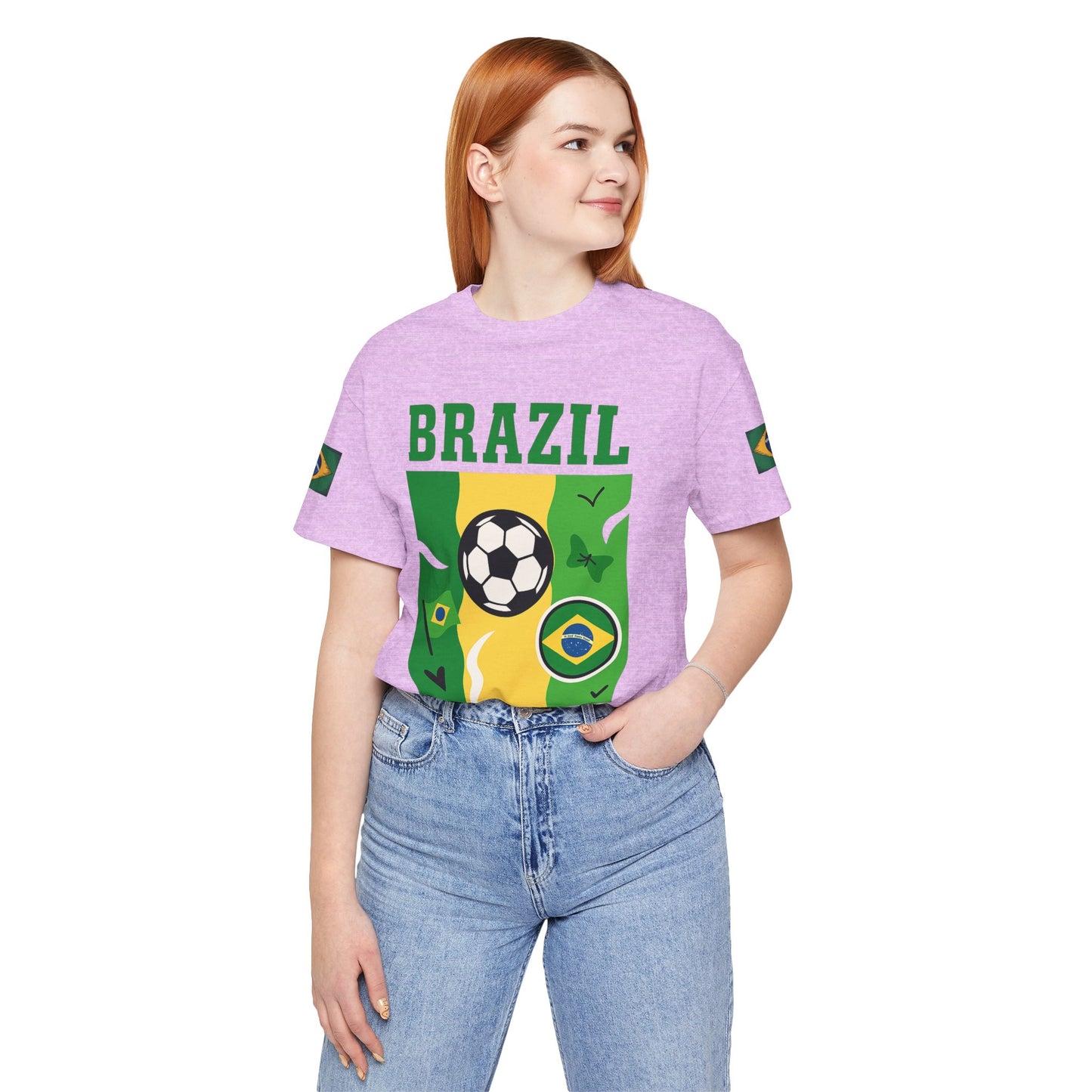 Casual Fashion T-Shirt - GO BRAZIL Team Tee - USA World Cup 2026 Limited Edition