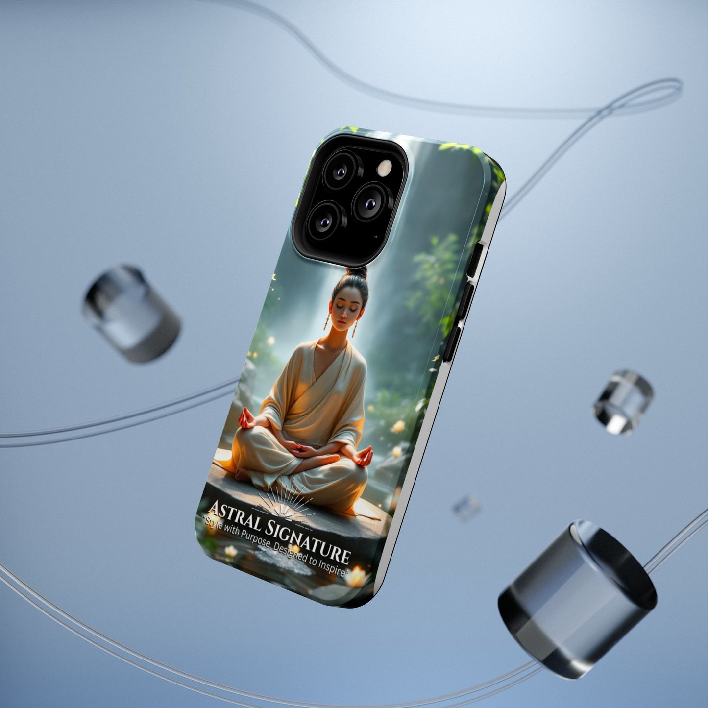3D Yogi Phone Cases with Symbols and Protection, iPhone Cases with meaning by Astral Signature