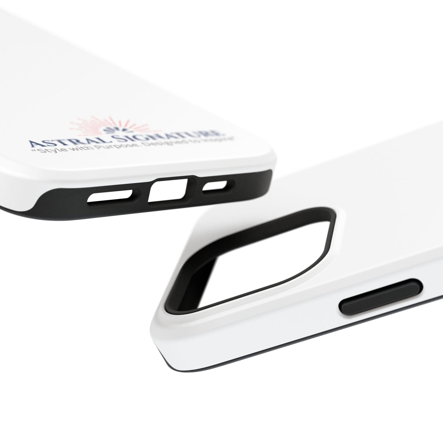White Phone Case - Impact-Resistant White iPhone & Samsung Galaxy Case by Astral Signature