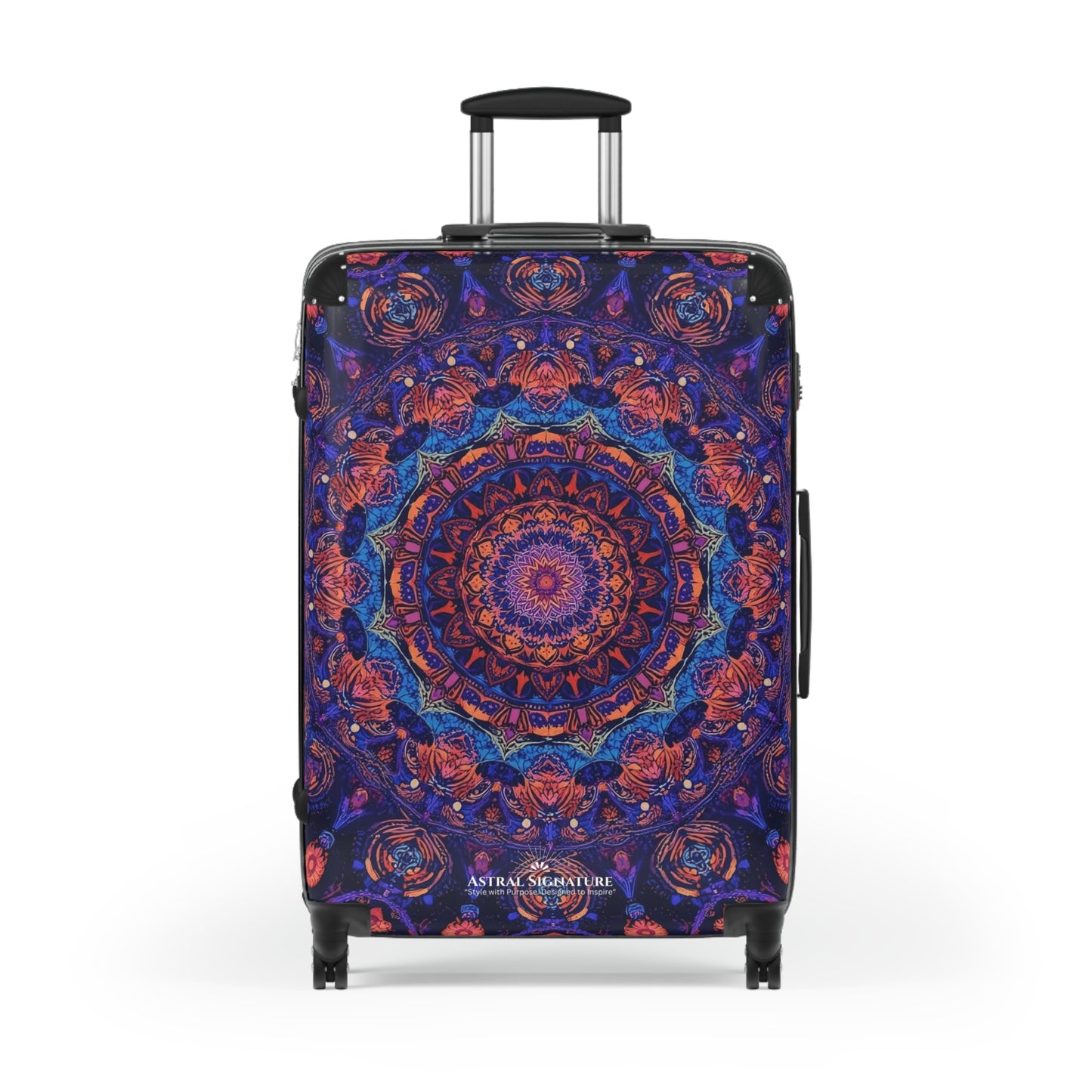 Astral Signature Purple Mandala Travel Suitcase