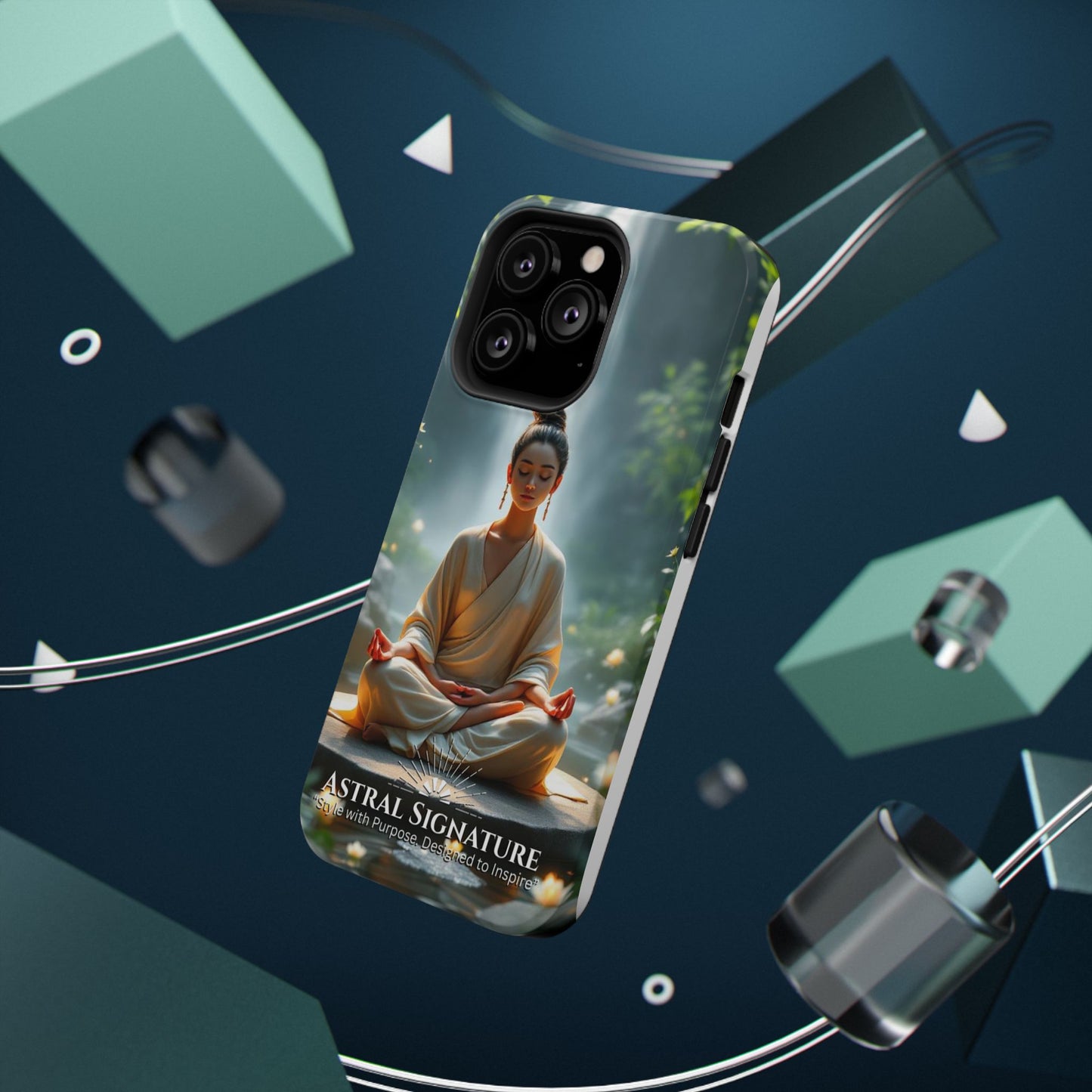 3D Yogi Phone Cases with Symbols and Protection, iPhone Cases with meaning by Astral Signature