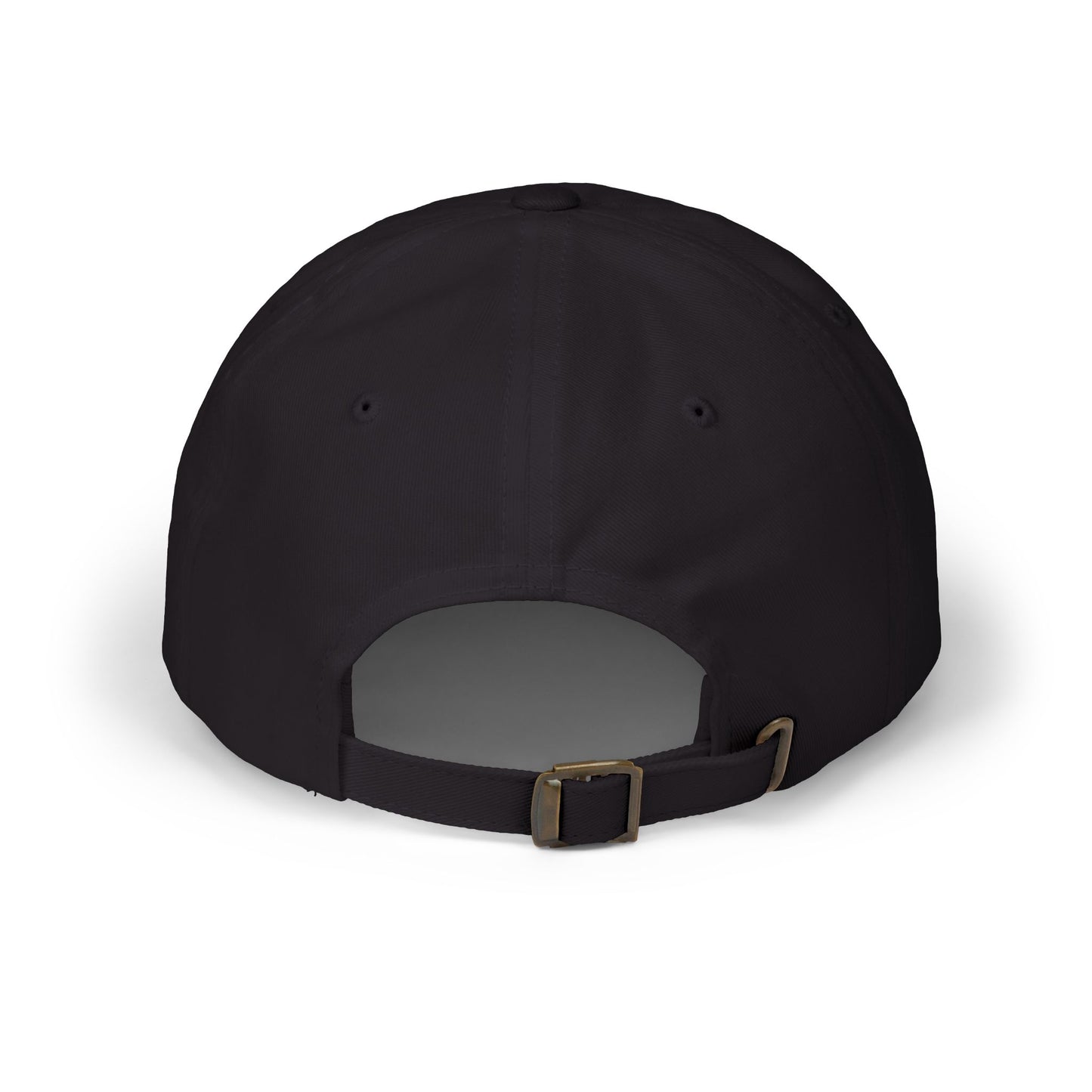 Back view of a gray Classic Dad Cap from the Astral Signature Collection, highlighting its practical design. This unisex baseball hat perfectly represents casual style and is a great Father's Day gift for him.