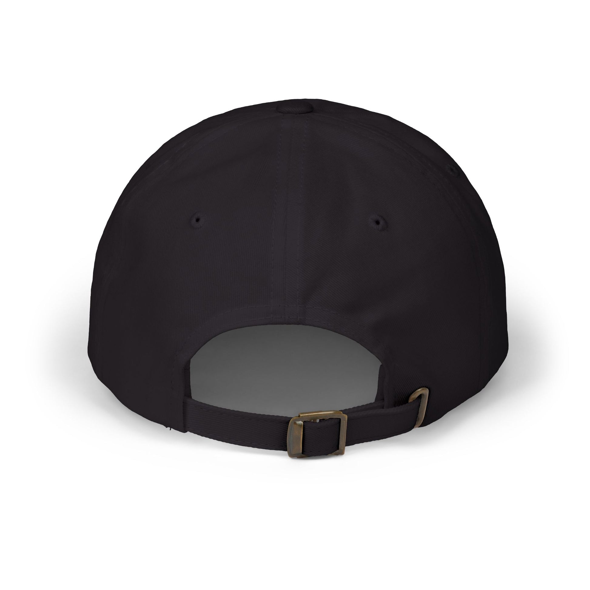 Back view of a gray Classic Dad Cap from the Astral Signature Collection, highlighting its practical design. This unisex baseball hat perfectly represents casual style and is a great Father's Day gift for him.