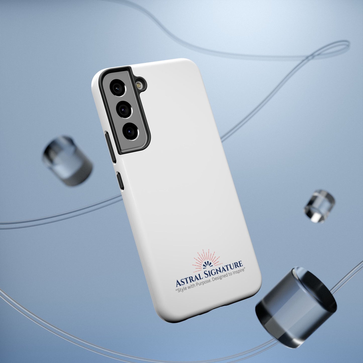 White Phone Case - Impact-Resistant White iPhone & Samsung Galaxy Case by Astral Signature