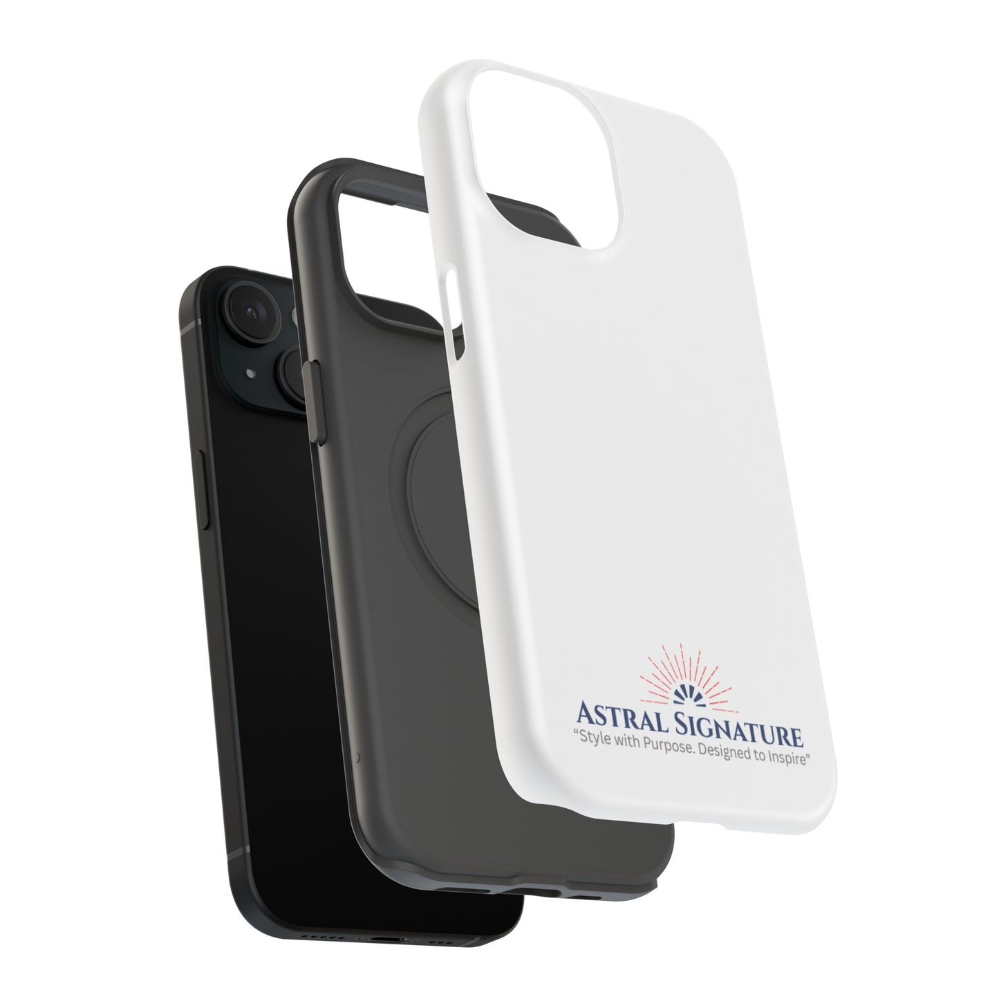 White Phone Case - Impact-Resistant White iPhone & Samsung Galaxy Case by Astral Signature