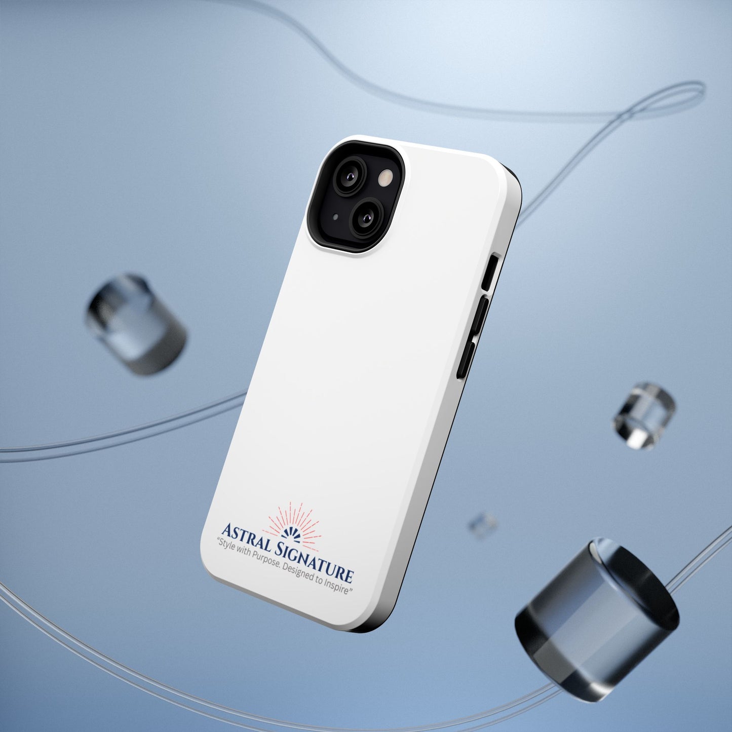 White Phone Case - Impact-Resistant White iPhone & Samsung Galaxy Case by Astral Signature