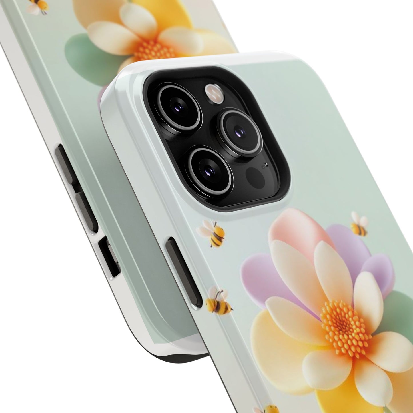 Phone Case Impact-Resistant, Calming 3D Flower Phone Case Impact-Resistant Case for Kids and Adults - Astral Signature