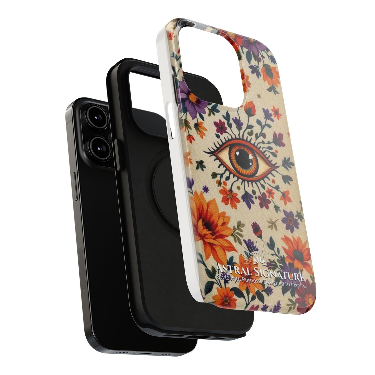 Phone Cases - Eye of God Symbol Impact-Resistant Case by Astral Signature