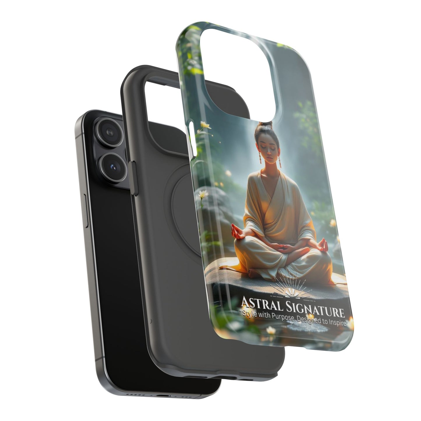 3D Yogi Phone Cases with Symbols and Protection, iPhone Cases with meaning by Astral Signature