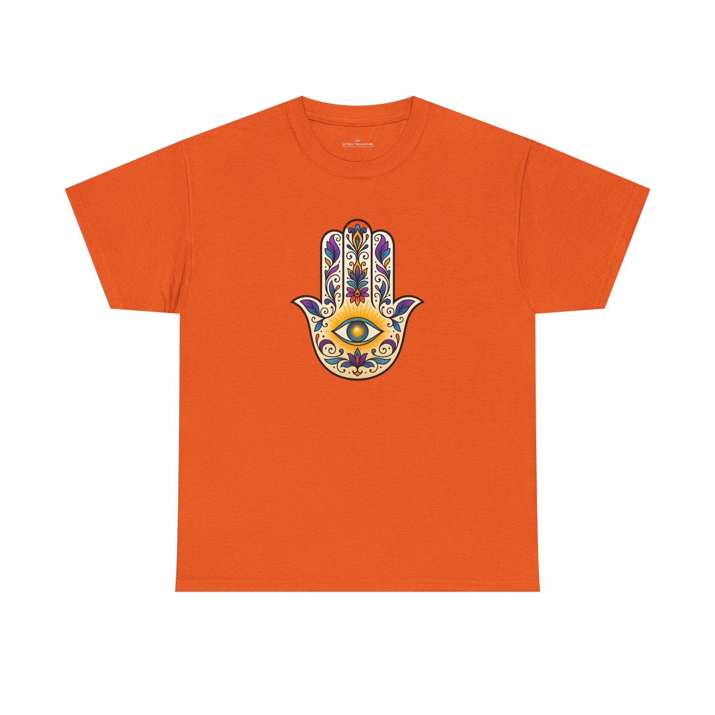 Hamsa Protective Symbol Tee - Astral Signature