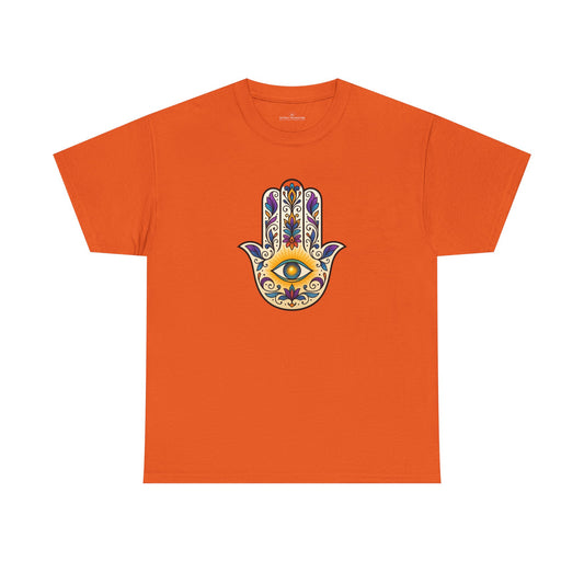 Hamsa Protective Symbol Tee - Astral Signature