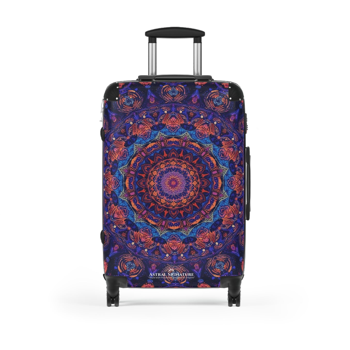 Astral Signature Purple Mandala Travel Suitcase