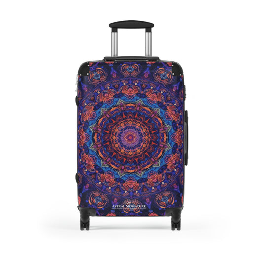 Astral Signature Purple Mandala Travel Suitcase
