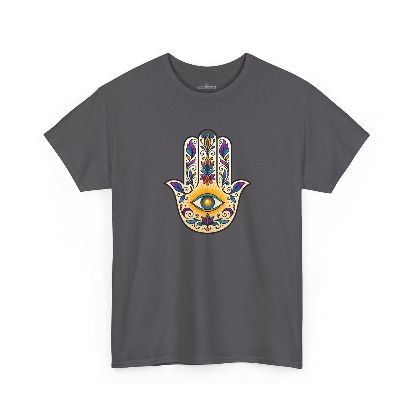 Hamsa Protective Symbol Tee - Astral Signature