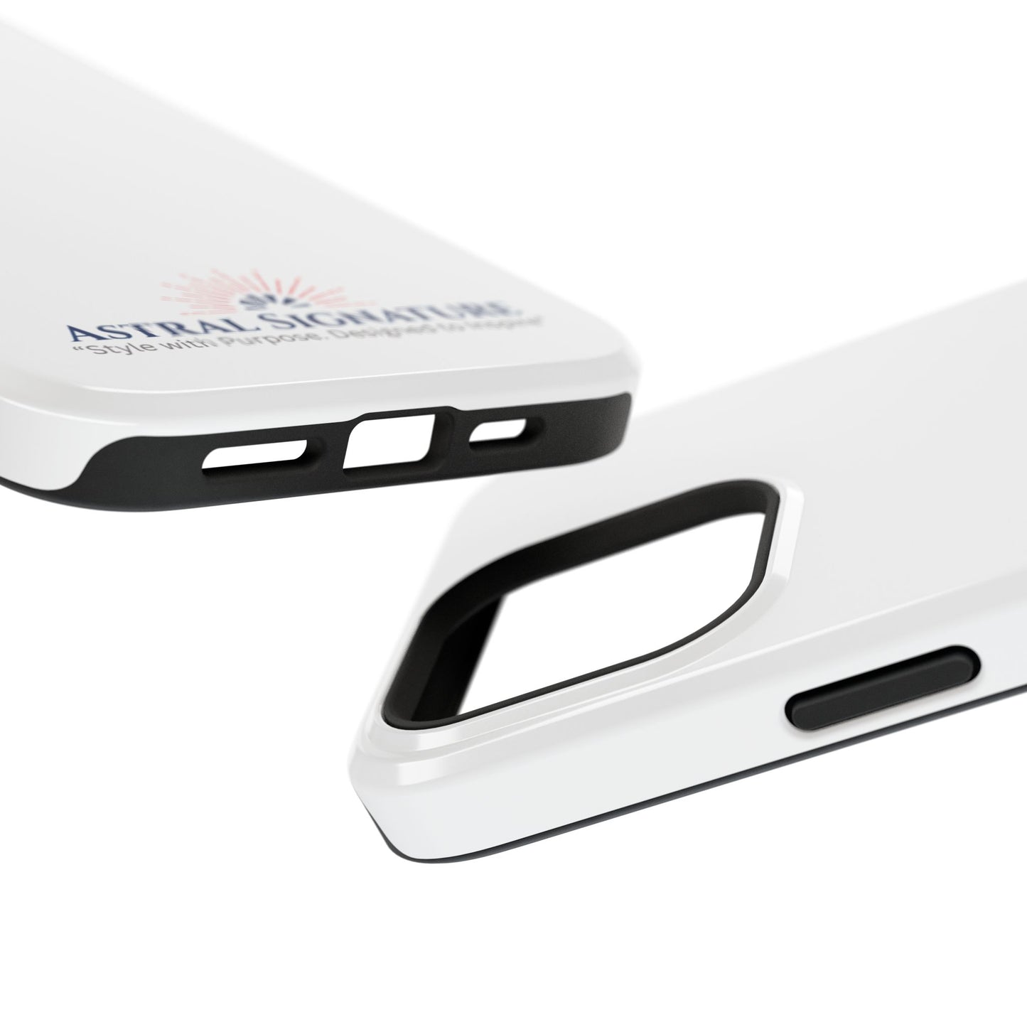 White Phone Case - Impact-Resistant White iPhone & Samsung Galaxy Case by Astral Signature