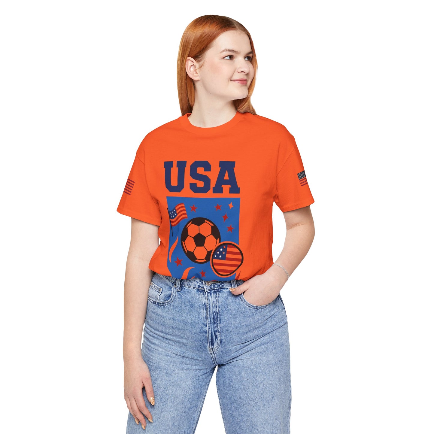 Casual Fashion T-Shirt - GO USA Team Tee, World Cup 2026 Limited Edition