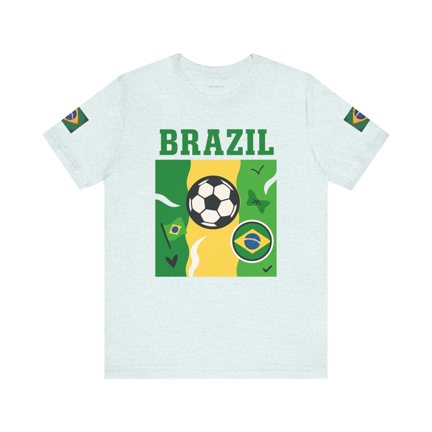 Casual Fashion T-Shirt - GO BRAZIL Team Tee - USA World Cup 2026 Limited Edition