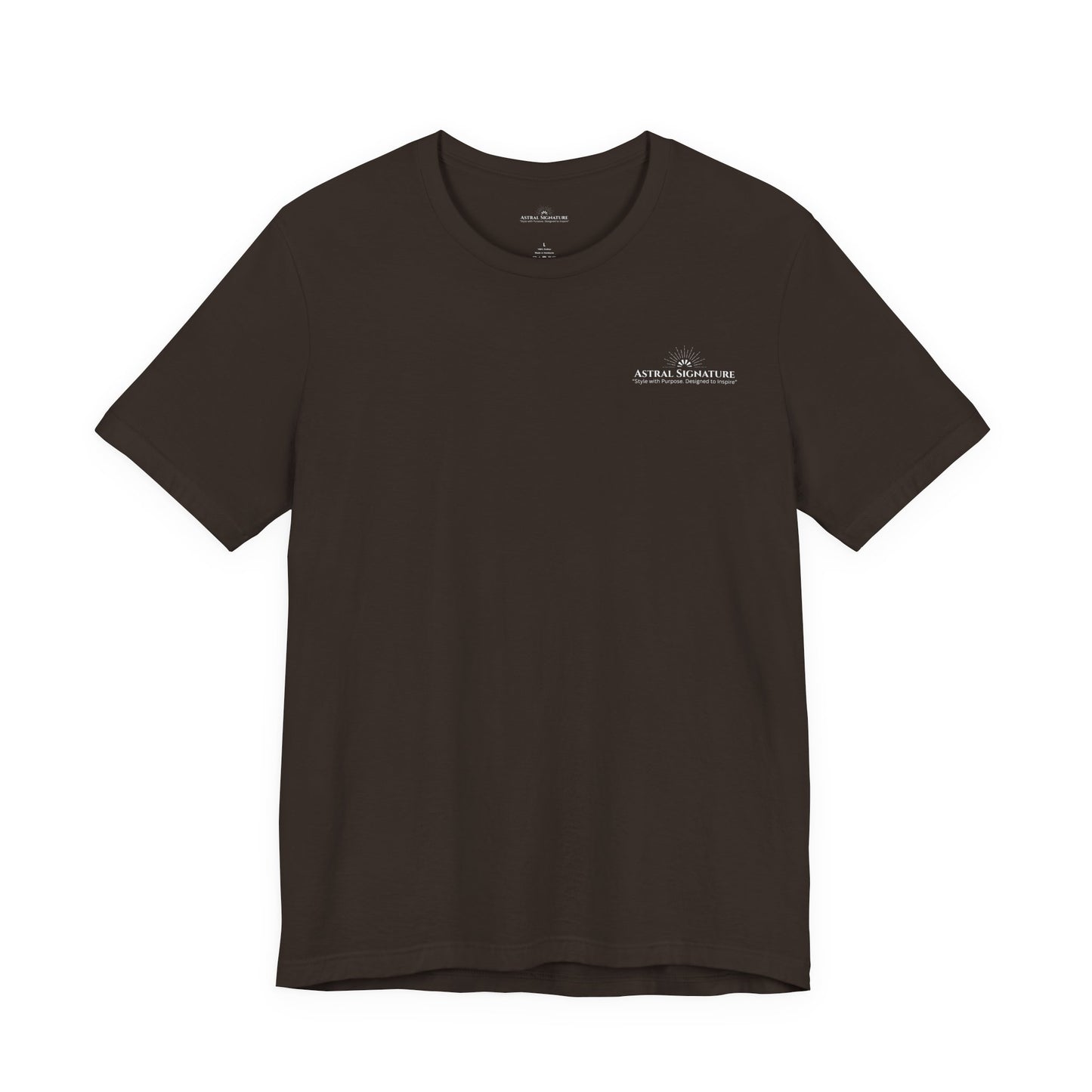 Astral Signature Tee, Unisex T-shirt in darker Colors, Gift for Friends, by Astral Signature