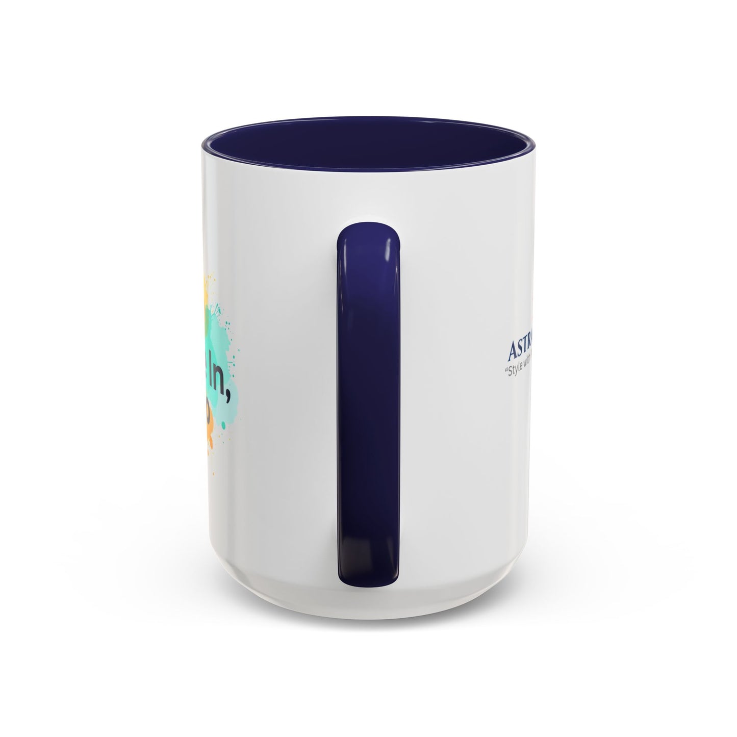 Breathe in and Let go Motivational and Inspirational Coffee Mug by Astral Signature