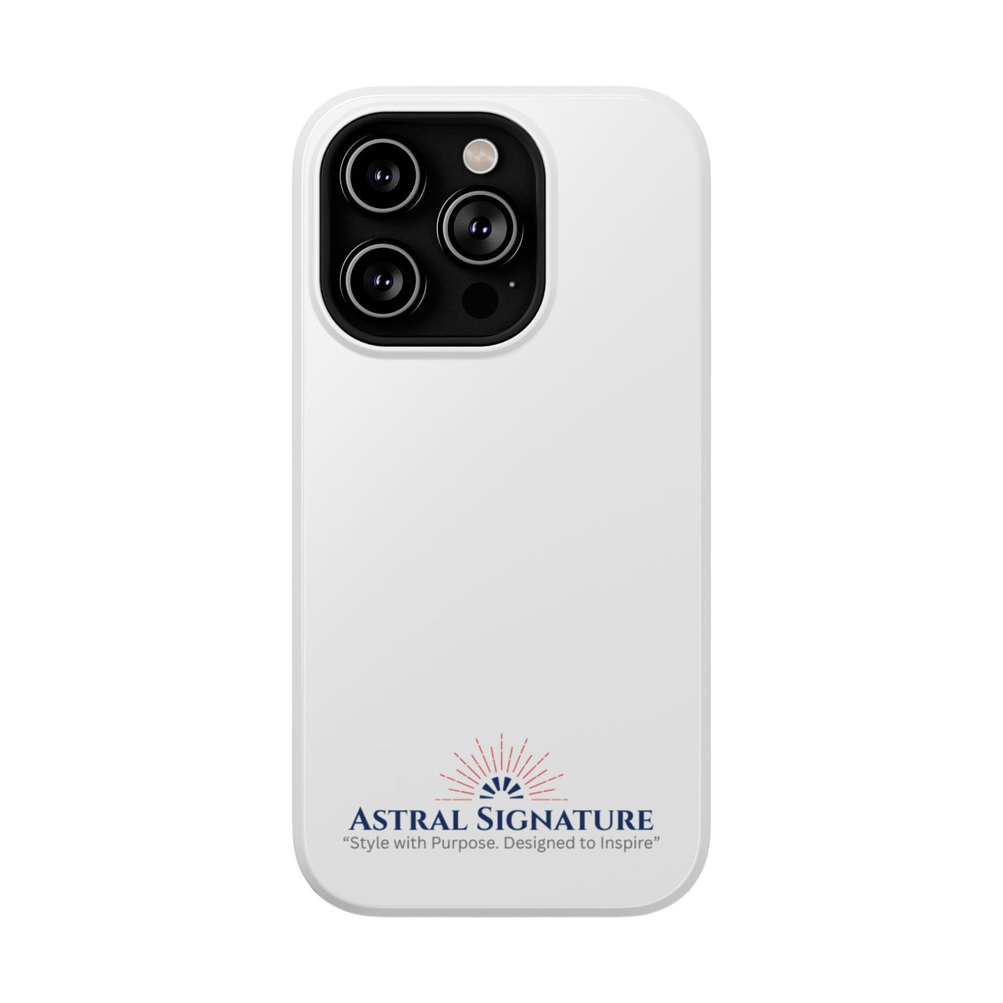 White Phone Case - Impact-Resistant White iPhone & Samsung Galaxy Case by Astral Signature