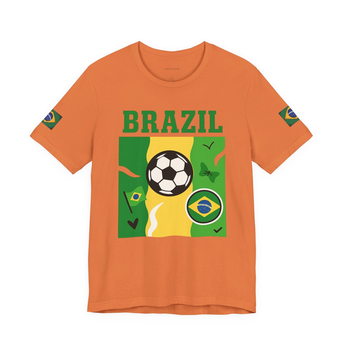 Casual Fashion T-Shirt - GO BRAZIL Team Tee - USA World Cup 2026 Limited Edition