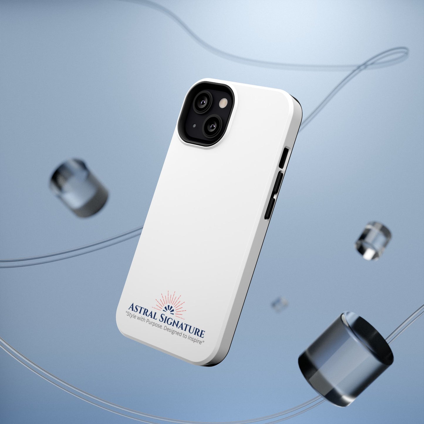 White Phone Case - Impact-Resistant White iPhone & Samsung Galaxy Case by Astral Signature