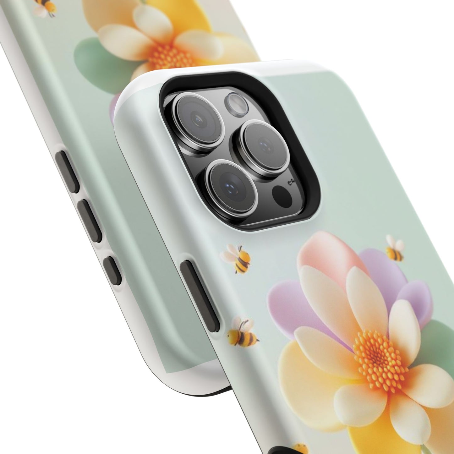 Phone Case Impact-Resistant, Calming 3D Flower Phone Case Impact-Resistant Case for Kids and Adults - Astral Signature