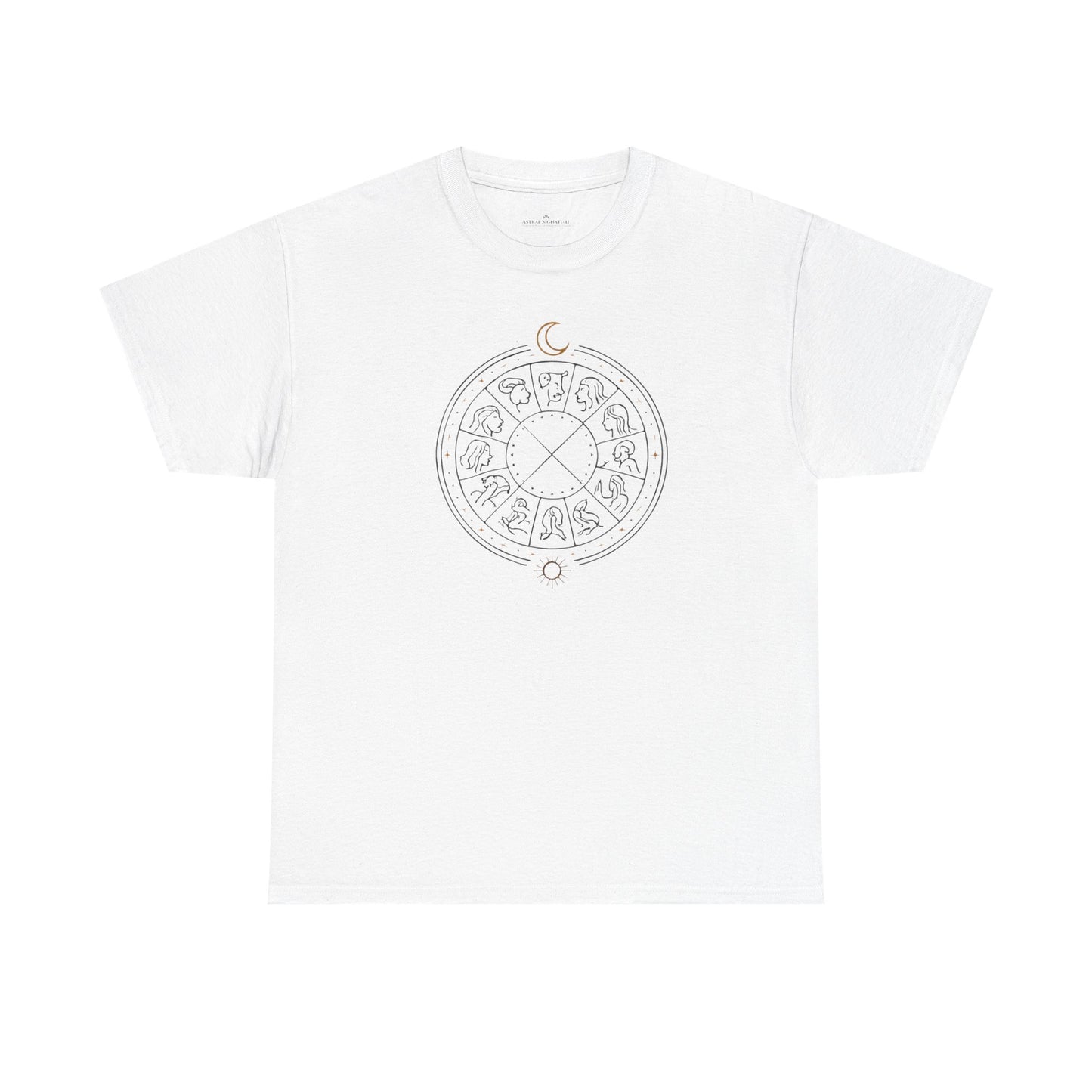 The Zodiac Tee - Unisex Jersey T-Shirt in lighter colors by Astral Signature