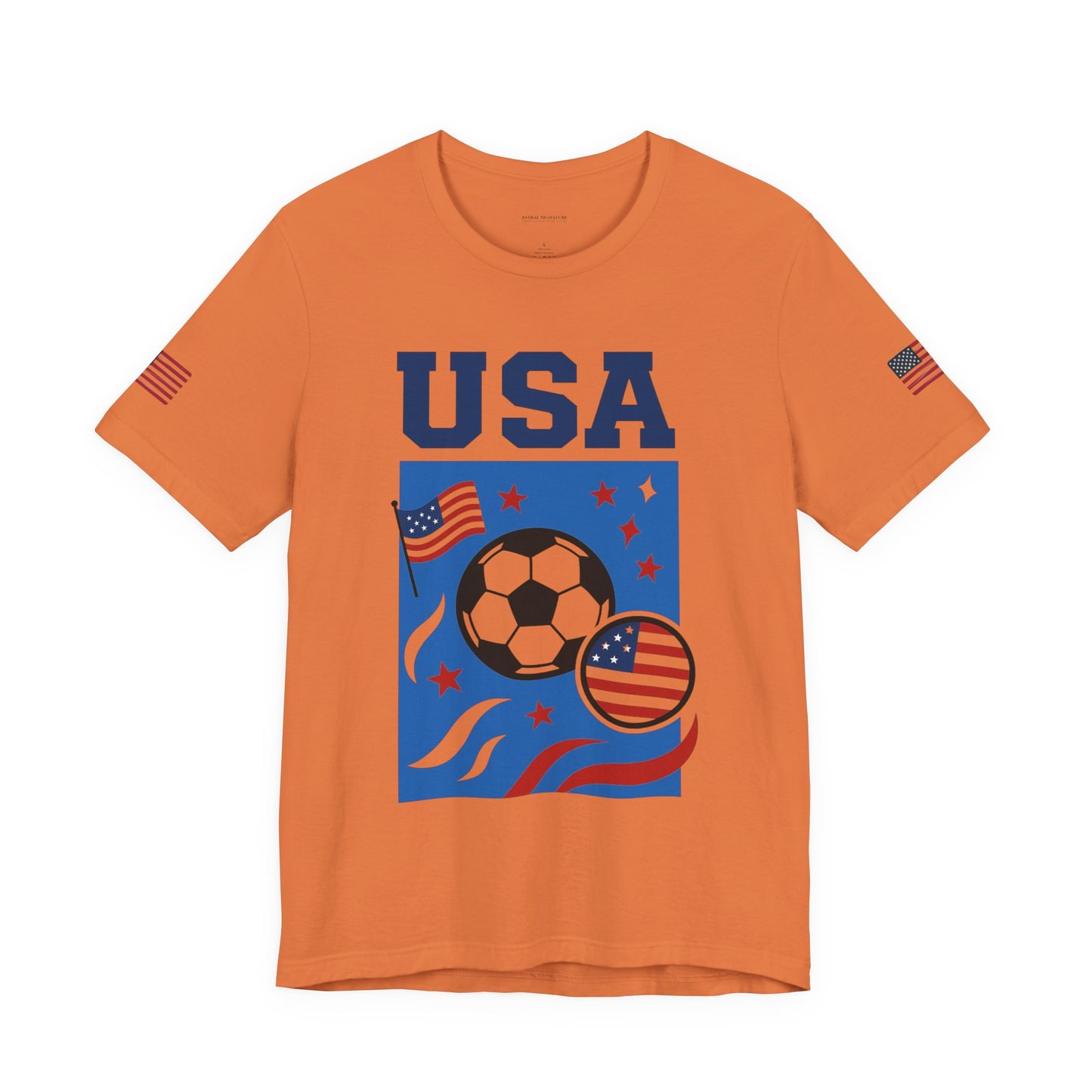 Casual Fashion T-Shirt - GO USA Team Tee, World Cup 2026 Limited Edition