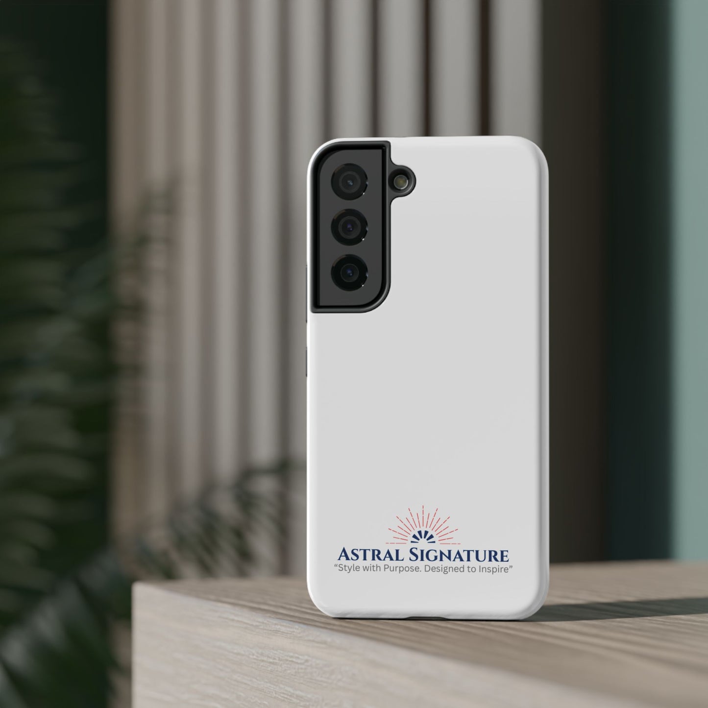 White Phone Case - Impact-Resistant White iPhone & Samsung Galaxy Case by Astral Signature