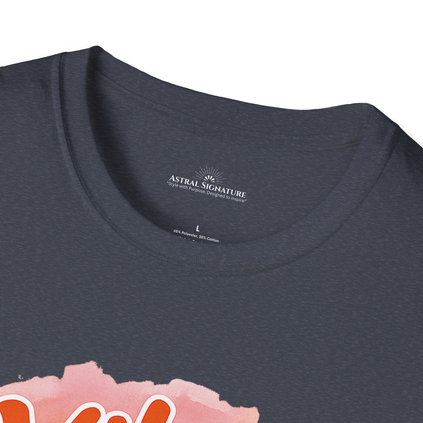 Vibe with Soul Tee, Motivational Unisex Softstyle T-Shirt by Astral Signature