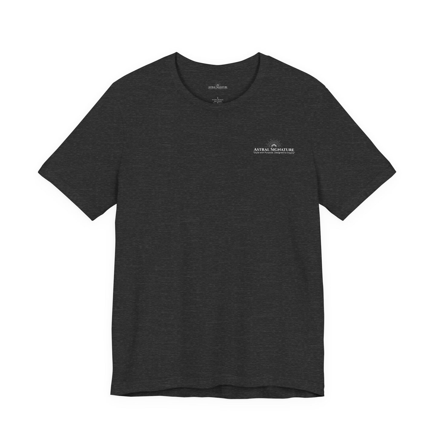 Astral Signature Tee, Unisex T-shirt in darker Colors, Gift for Friends, by Astral Signature