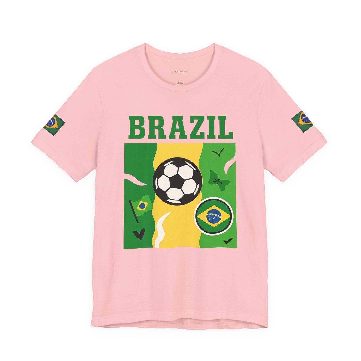 Casual Fashion T-Shirt - GO BRAZIL Team Tee - USA World Cup 2026 Limited Edition