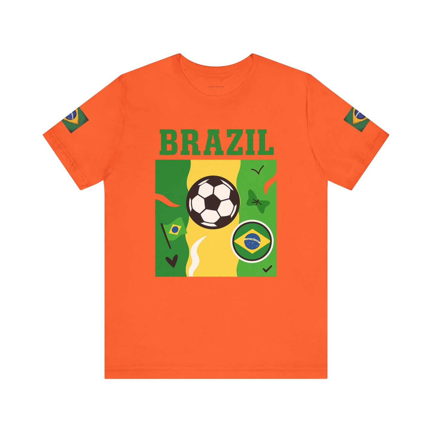 Casual Fashion T-Shirt - GO BRAZIL Team Tee - USA World Cup 2026 Limited Edition