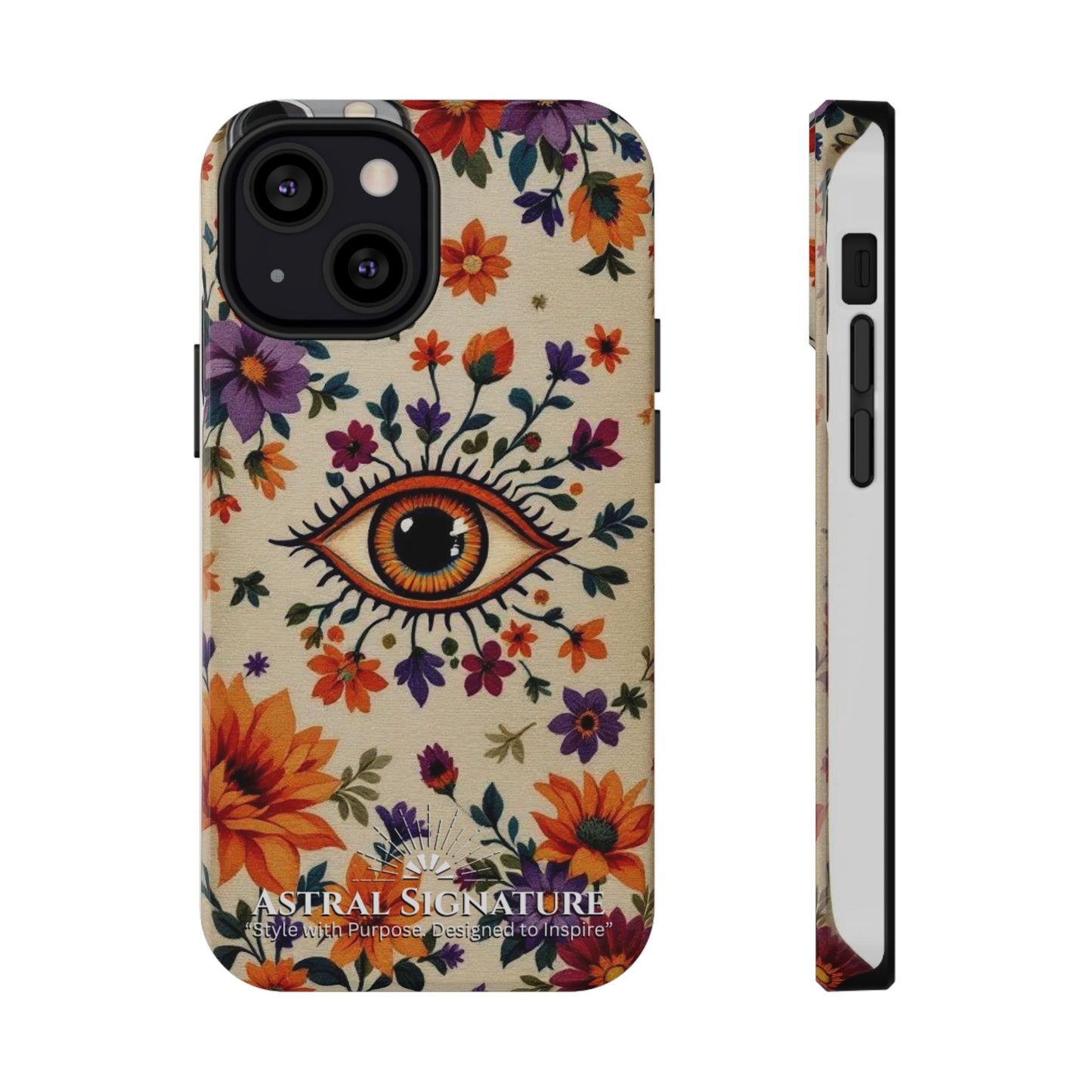 Phone Cases - Eye of God Symbol Impact-Resistant Case by Astral Signature