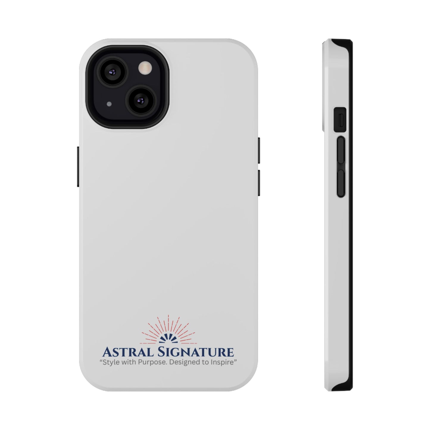 White Phone Case - Impact-Resistant White iPhone & Samsung Galaxy Case by Astral Signature