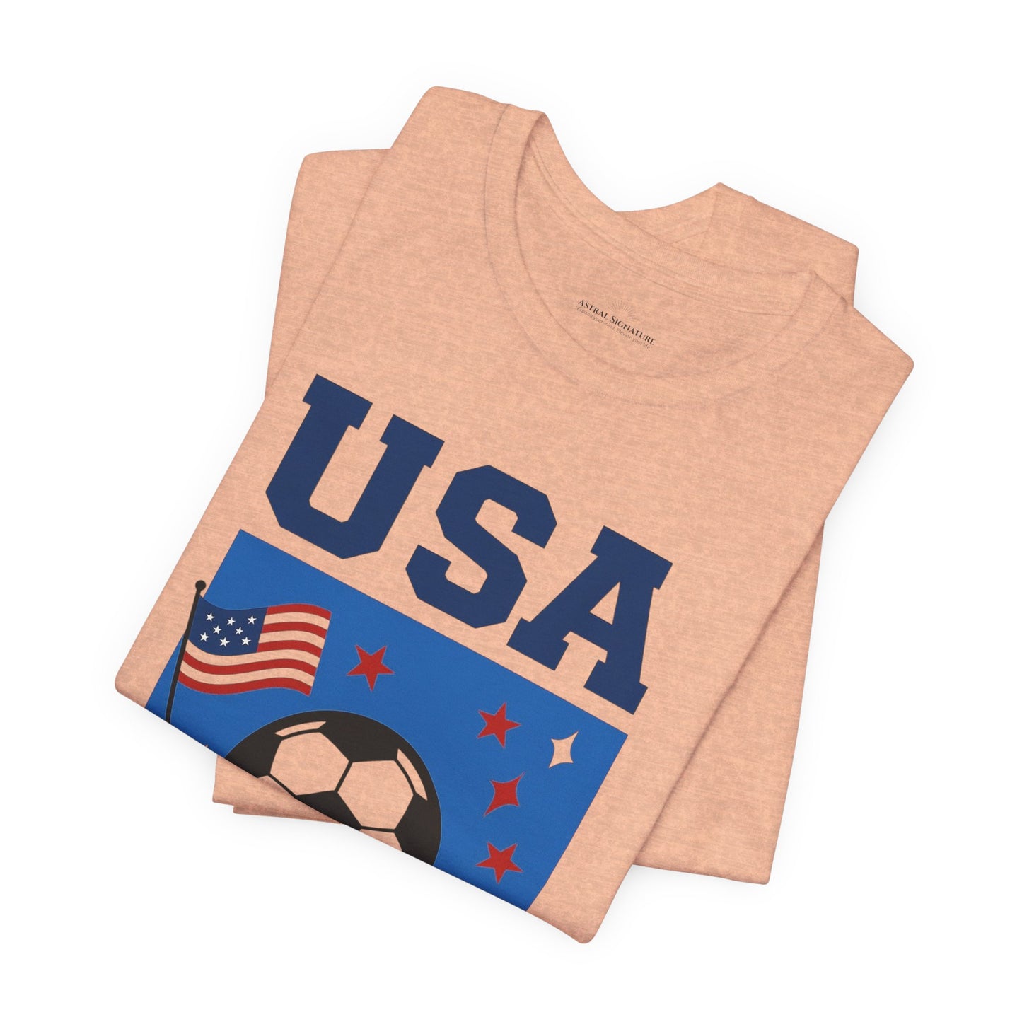 Casual Fashion T-Shirt - GO USA Team Tee, World Cup 2026 Limited Edition