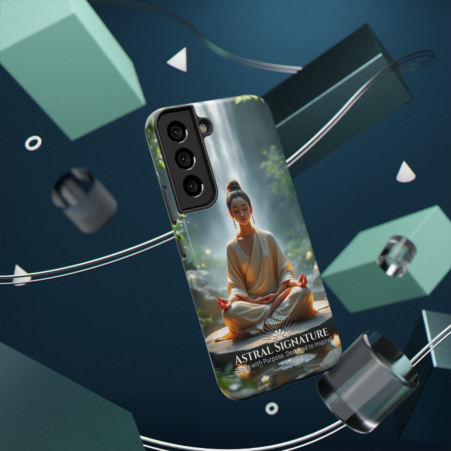 3D Yogi Phone Cases with Symbols and Protection, iPhone Cases with meaning by Astral Signature