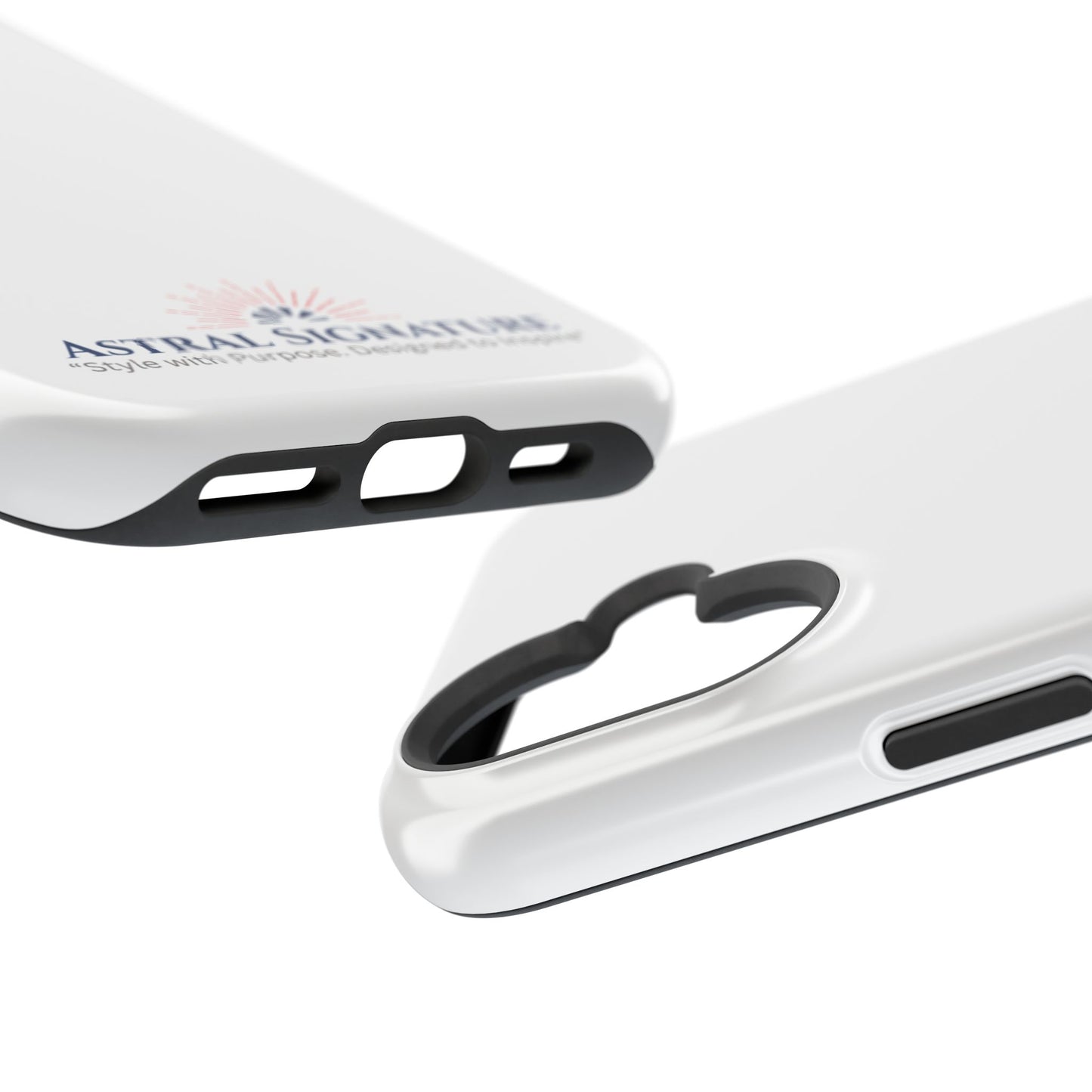 White Phone Case - Impact-Resistant White iPhone & Samsung Galaxy Case by Astral Signature