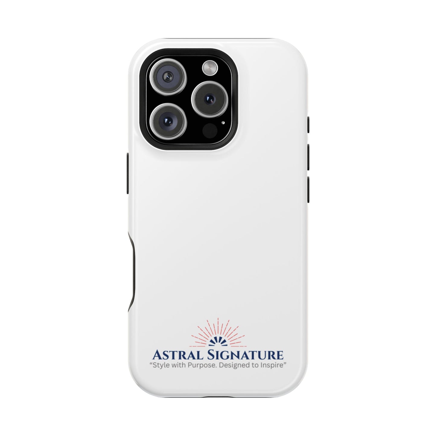 White Phone Case - Impact-Resistant White iPhone & Samsung Galaxy Case by Astral Signature