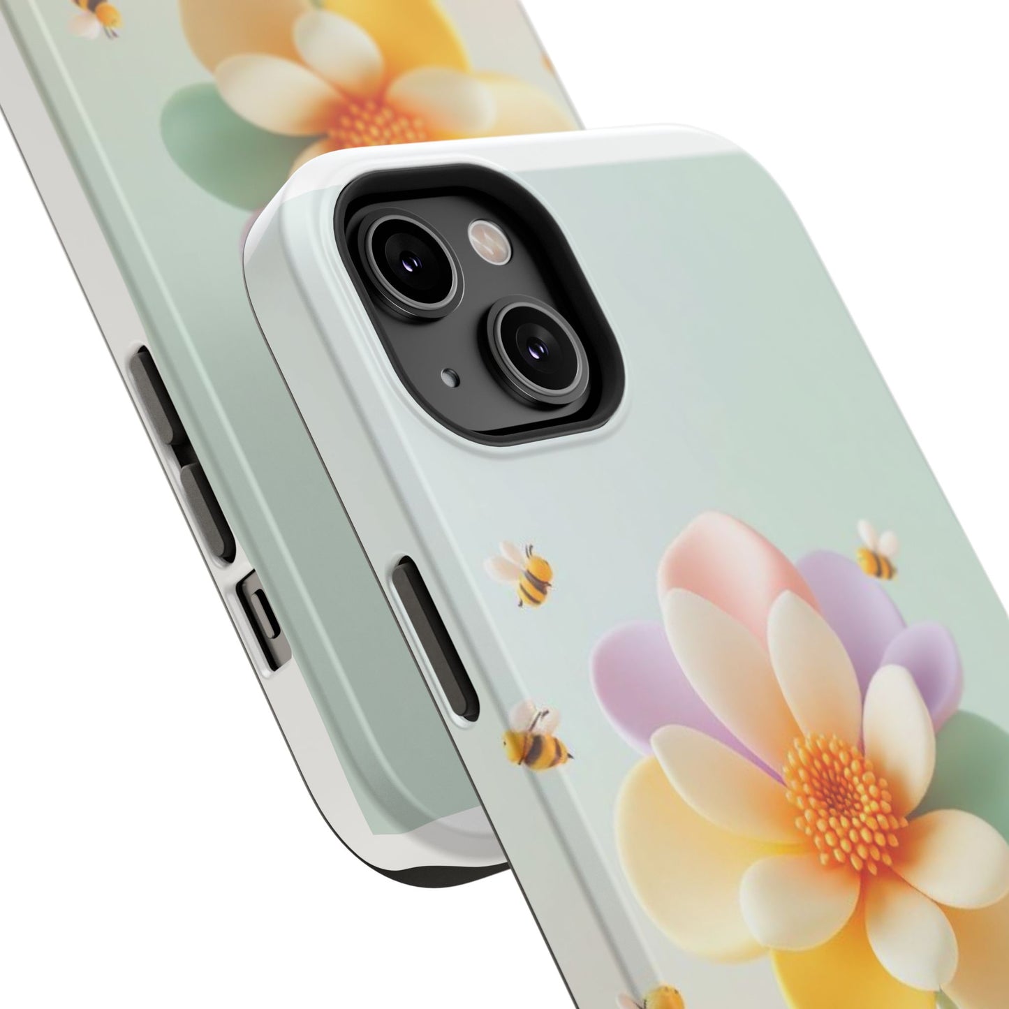 Phone Case Impact-Resistant, Calming 3D Flower Phone Case Impact-Resistant Case for Kids and Adults - Astral Signature