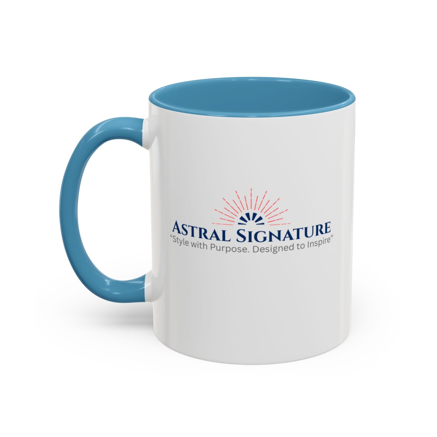 Breathe in and Let go Motivational and Inspirational Coffee Mug by Astral Signature