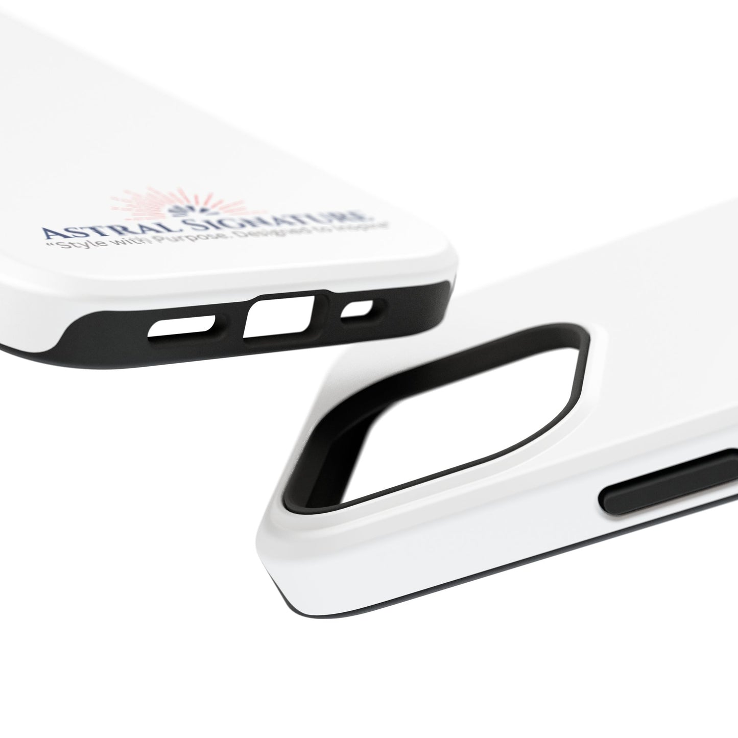 White Phone Case - Impact-Resistant White iPhone & Samsung Galaxy Case by Astral Signature