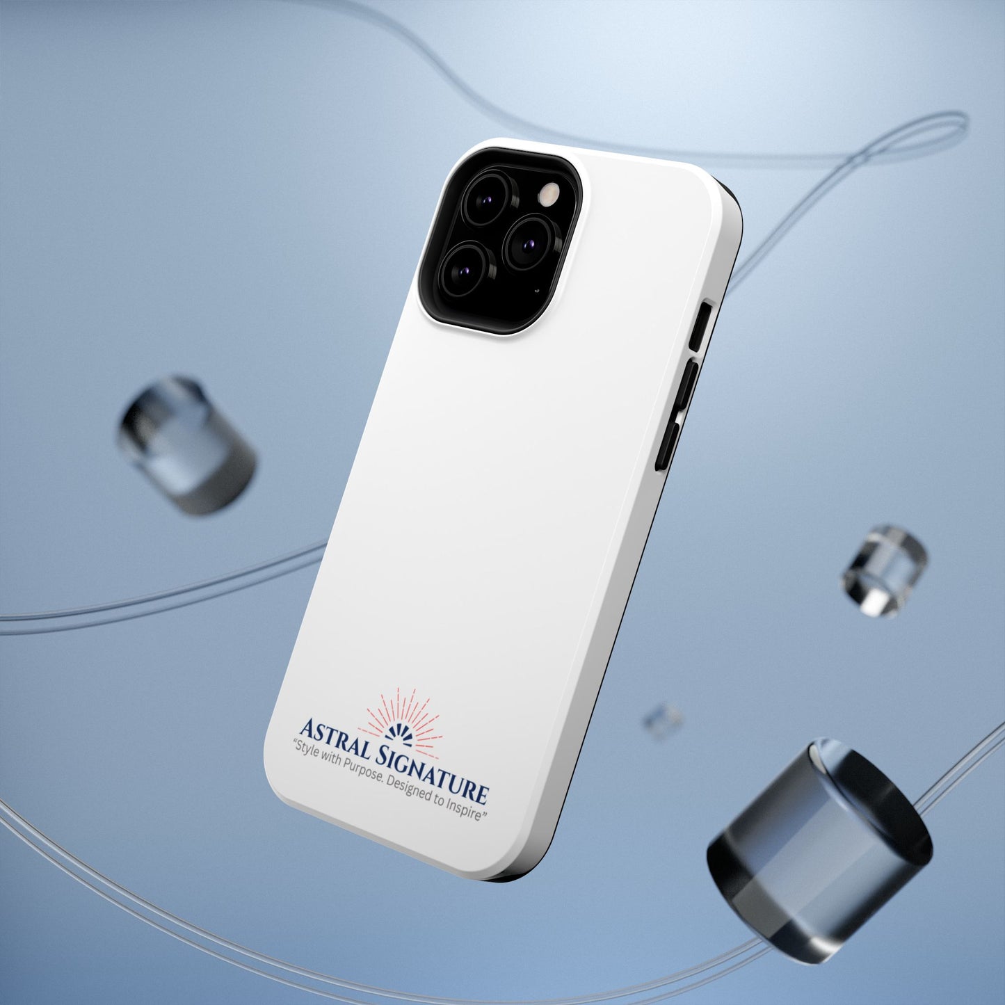 White Phone Case - Impact-Resistant White iPhone & Samsung Galaxy Case by Astral Signature