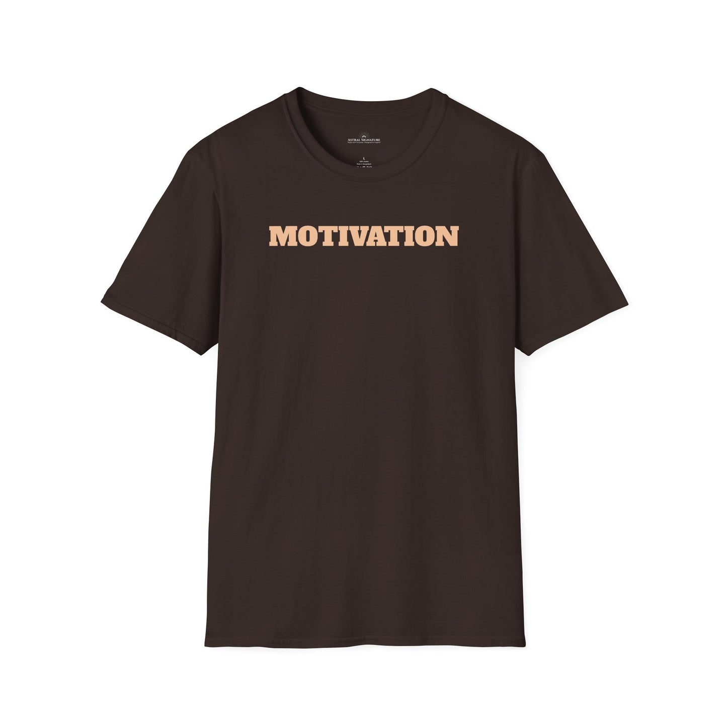 Motivation Tee, Essence Style Unisex Softstyle T-Shirt, White Label by Astral Signature